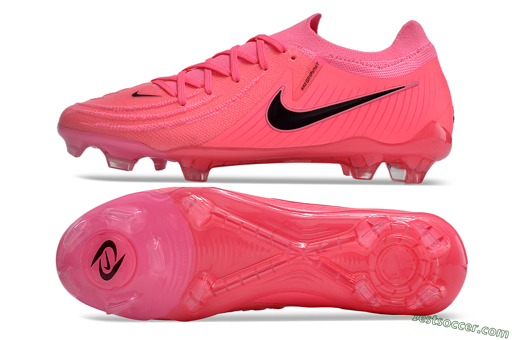 Nike Phantom Luna Elite NU FG Low-Tops Soccer Cleats - Pink/Black 1