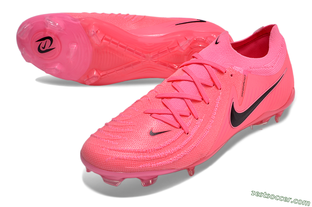 Nike Phantom Luna Elite NU FG Low-Tops Soccer Cleats - Pink/Black 3