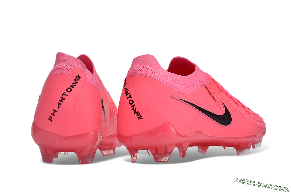Nike Phantom Luna Elite NU FG Low-Tops Soccer Cleats - Pink/Black 6