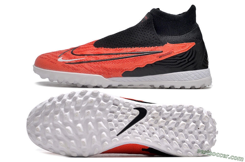 Nike Phantom GX DF Elite TF High-Tops Soccer Shoes - Red/Black/White 1