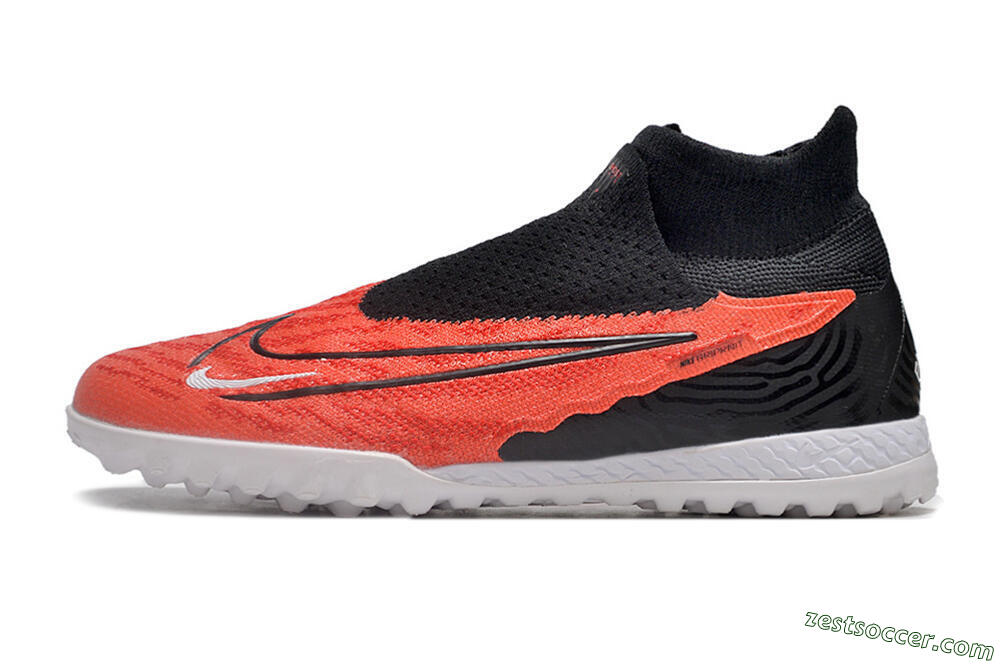 Nike Phantom GX DF Elite TF High-Tops Soccer Shoes - Red/Black/White 2