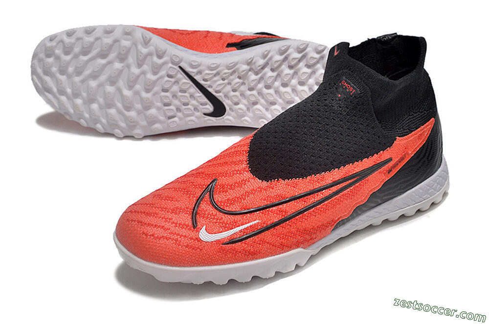 Nike Phantom GX DF Elite TF High-Tops Soccer Shoes - Red/Black/White 3