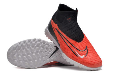 Nike Phantom GX DF Elite TF High-Tops Soccer Shoes - Red/Black/White
