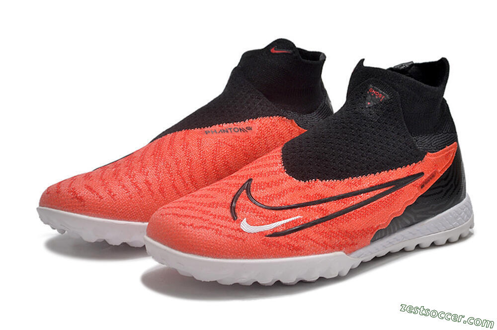 Nike Phantom GX DF Elite TF High-Tops Soccer Shoes - Red/Black/White 5
