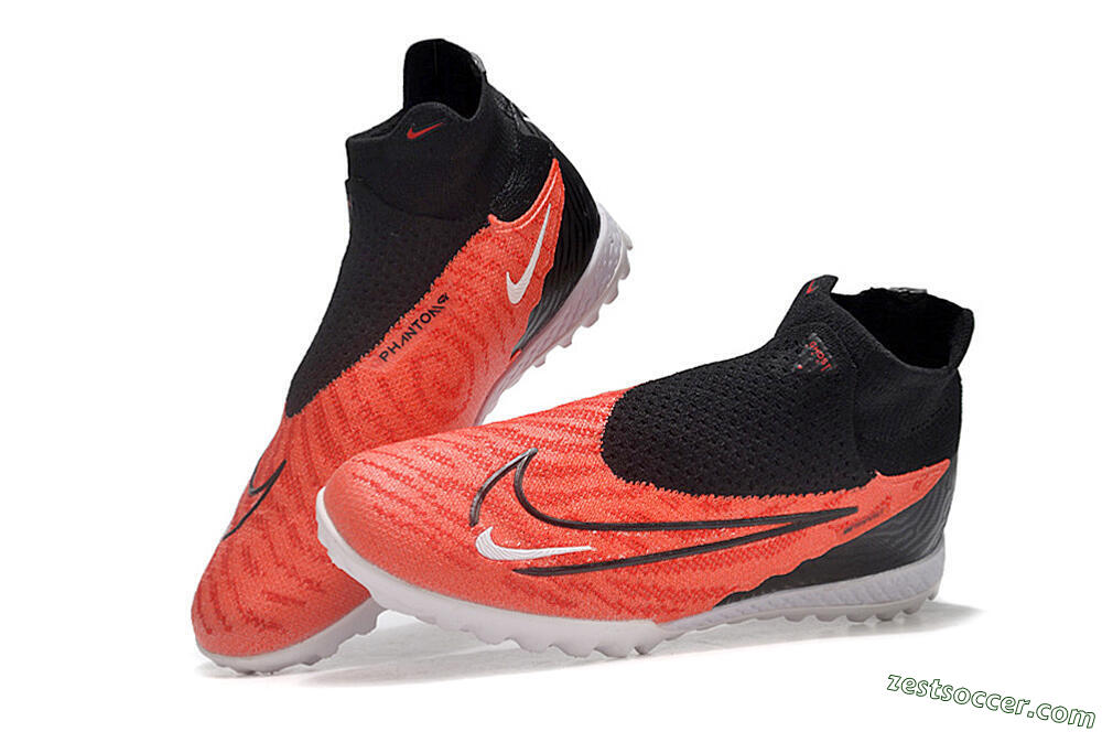 Nike Phantom GX DF Elite TF High-Tops Soccer Shoes - Red/Black/White 6