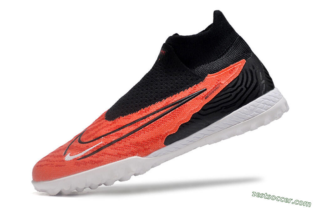 Nike Phantom GX DF Elite TF High-Tops Soccer Shoes - Red/Black/White 8