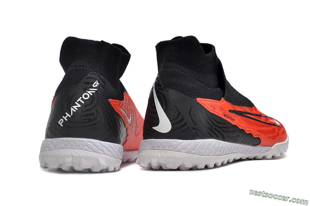 Nike Phantom GX DF Elite TF High-Tops Soccer Shoes - Red/Black/White 9