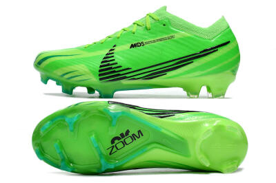 Nike Air Zoom Mercurial Vapor 15 Elite FG Low-Tops Soccer Cleats - Green/Yellow/Black