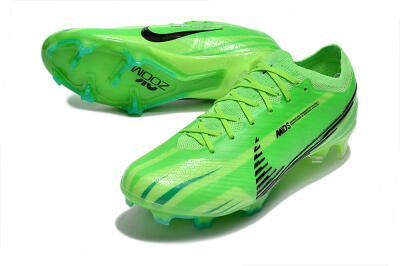 Nike Air Zoom Mercurial Vapor 15 Elite FG Low-Tops Soccer Cleats - Green/Yellow/Black