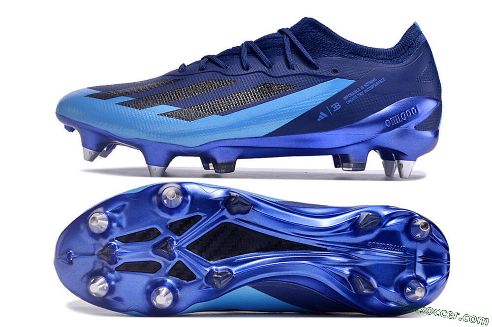 Adidas X Crazyfast.1 SG Low-Tops Soccer Cleats - Blue/Jade/Black 1