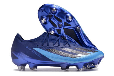 Adidas X Crazyfast.1 SG Low-Tops Soccer Cleats - Blue/Jade/Black