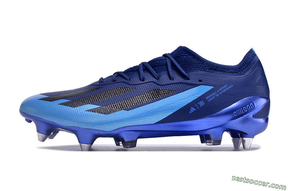 Adidas X Crazyfast.1 SG Low-Tops Soccer Cleats - Blue/Jade/Black 2