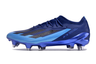 Adidas X Crazyfast.1 SG Low-Tops Soccer Cleats - Blue/Jade/Black