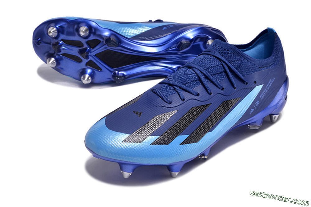 Adidas X Crazyfast.1 SG Low-Tops Soccer Cleats - Blue/Jade/Black 3