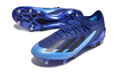 Adidas X Crazyfast.1 SG Low-Tops Soccer Cleats - Blue/Jade/Black