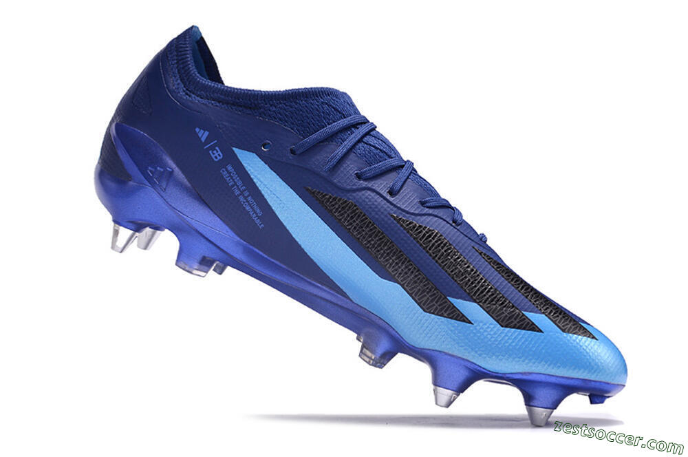 Adidas X Crazyfast.1 SG Low-Tops Soccer Cleats - Blue/Jade/Black 4