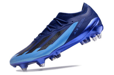 Adidas X Crazyfast.1 SG Low-Tops Soccer Cleats - Blue/Jade/Black