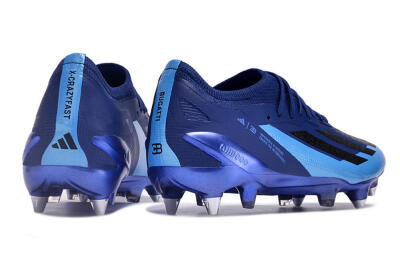 Adidas X Crazyfast.1 SG Low-Tops Soccer Cleats - Blue/Jade/Black