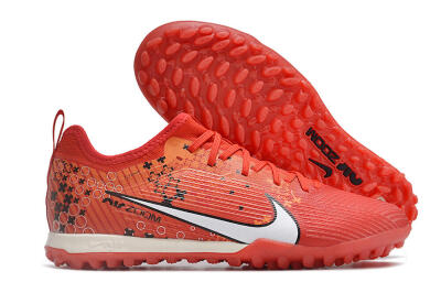 Nike Air Zoom Mercurial Vapor 15 Pro TF Low-Tops Soccer Shoes - Red/White/Black