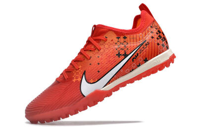 Nike Air Zoom Mercurial Vapor 15 Pro TF Low-Tops Soccer Shoes - Red/White/Black