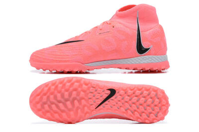 Nike Phantom Luna Elite TF High-Tops Soccer Shoes - Pink/Black/White