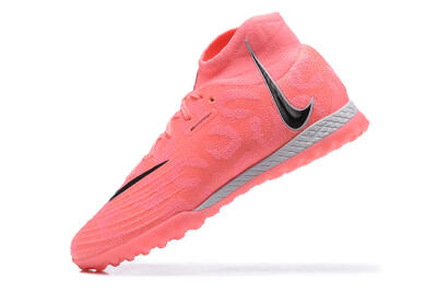 Nike Phantom Luna Elite TF High-Tops Soccer Shoes - Pink/Black/White
