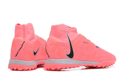 Nike Phantom Luna Elite TF High-Tops Soccer Shoes - Pink/Black/White