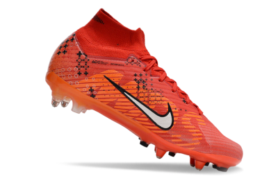 Nike Air Zoom Mercurial Superfly 9 Elite SG High-Tops Soccer Cleats - Red/White/Black