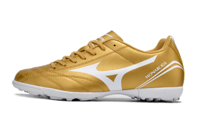 Mizuno Monarcida Neo Ckassic TF Low-Tops Soccer Shoes - Gold/White