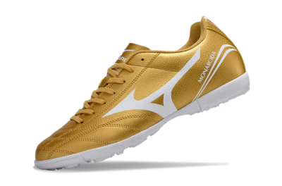 Mizuno Monarcida Neo Ckassic TF Low-Tops Soccer Shoes - Gold/White
