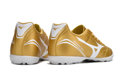 Mizuno Monarcida Neo Ckassic TF Low-Tops Soccer Shoes - Gold/White