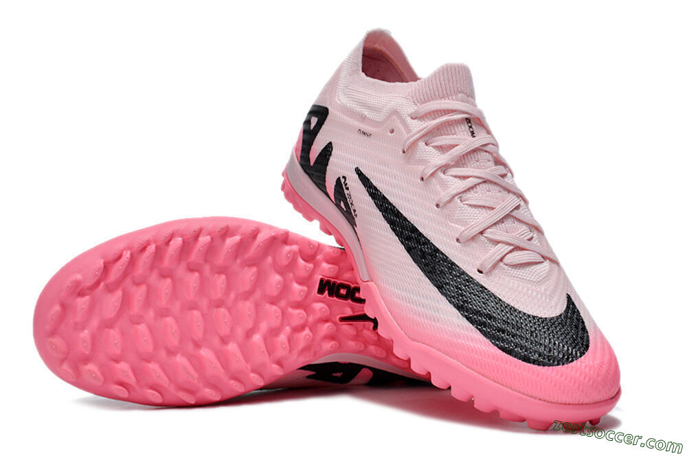 Nike Air Zoom Mercurial Vapor 15 Elite TF Low-Tops Soccer Shoes - Pink/Pink/Black 1