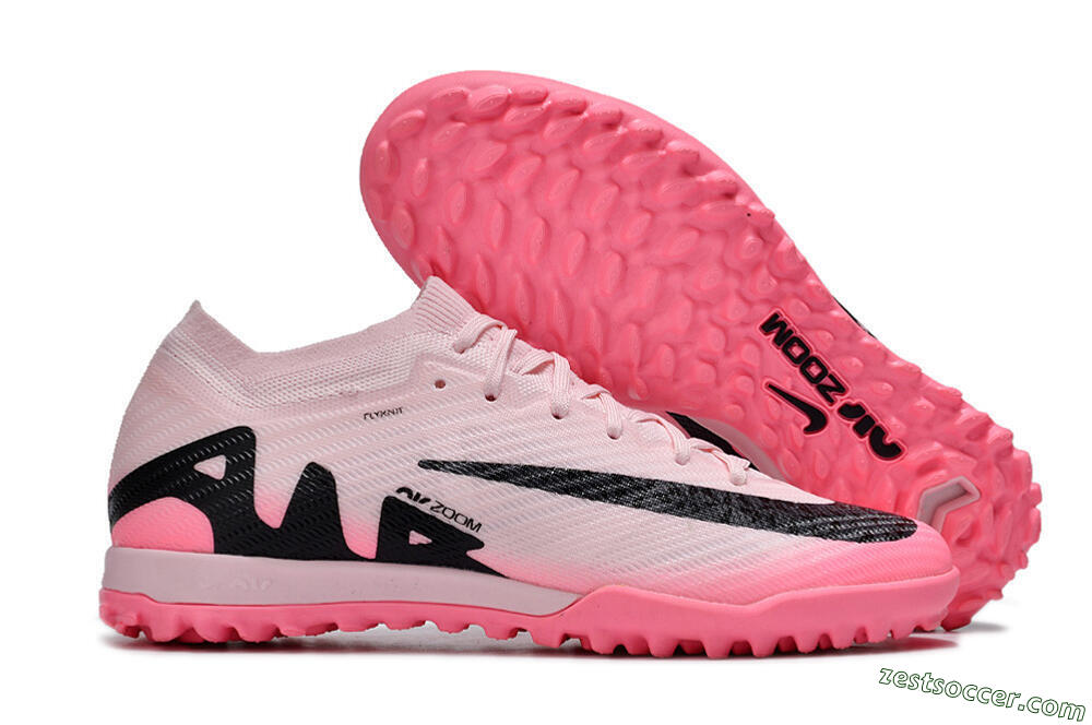 Nike Air Zoom Mercurial Vapor 15 Elite TF Low-Tops Soccer Shoes - Pink/Pink/Black 0