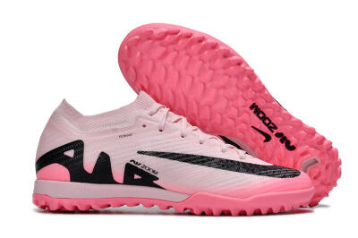 Nike Air Zoom Mercurial Vapor 15 Elite TF Low-Tops Soccer Shoes - Pink/Pink/Black