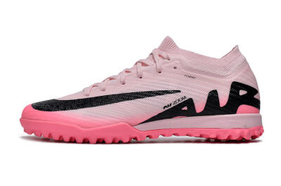 Nike Air Zoom Mercurial Vapor 15 Elite TF Low-Tops Soccer Shoes - Pink/Pink/Black