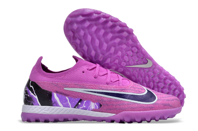 Nike Phantom GX Elite TF Low-Tops Soccer Shoes - Purple/Black/White