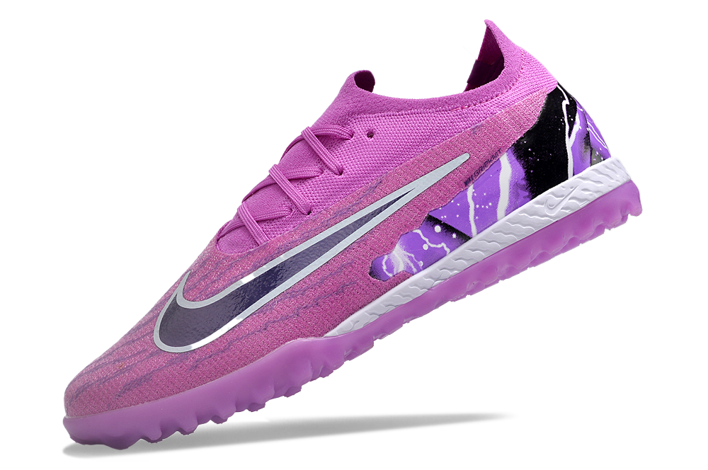Nike Phantom GX Elite TF Low-Tops Soccer Shoes - Purple/Black/White 5
