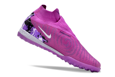 Nike Phantom GX Elite DF Link TF High-Tops Soccer Shoes - Purple/Black/White