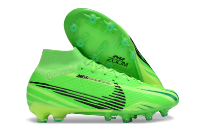 Nike Air Zoom Mercurial Superfly 9 Elite AG High-Tops Soccer Cleats - Green/Black