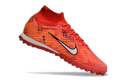 Nike Air Zoom Mercurial Superfly 9 Elite TF High-Tops Soccer Shoes - Red/White/Black