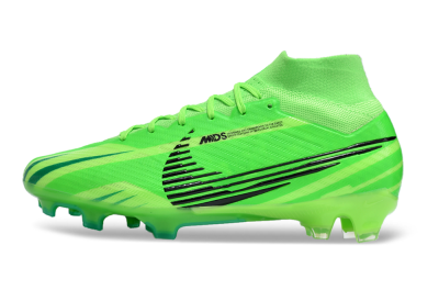 Nike Air Zoom Mercurial Superfly 9 Elite FG High-Tops Soccer Cleats - Green/Black