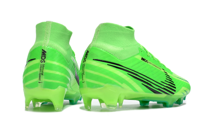 Nike Air Zoom Mercurial Superfly 9 Elite FG High-Tops Soccer Cleats - Green/Black