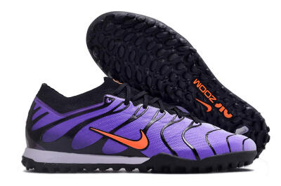 Nike Air Zoom Mercurial Vapor 15 Elite TF Low-Tops Soccer Shoes - Purple/Black/Orange