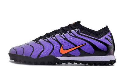 Nike Air Zoom Mercurial Vapor 15 Elite TF Low-Tops Soccer Shoes - Purple/Black/Orange