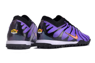 Nike Air Zoom Mercurial Vapor 15 Elite TF Low-Tops Soccer Shoes - Purple/Black/Orange