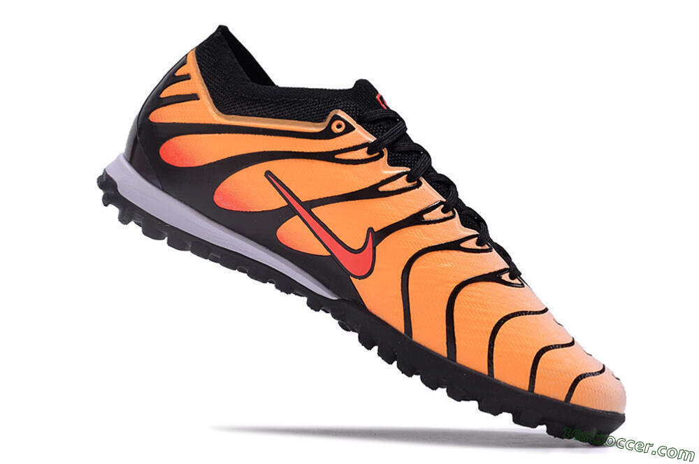 Nike Air Zoom Mercurial Vapor 15 Elite TF Low-Tops Soccer Shoes - Orange/Black/Red 4