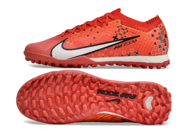 Nike Air Zoom Mercurial Vapor 15 Elite TF Low-Tops Soccer Shoes - Red/White/Black