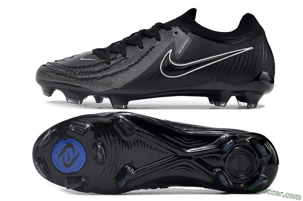 Nike Phantom Luna Elite Low FG Low-Tops Soccer Cleats - Grey/Black/White 1