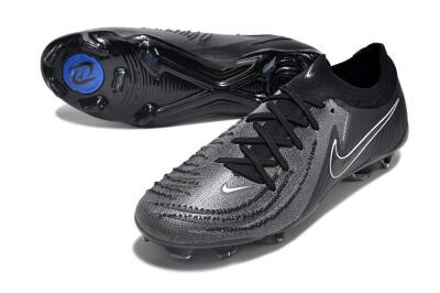 Nike Phantom Luna Elite Low FG Low-Tops Soccer Cleats - Grey/Black/White