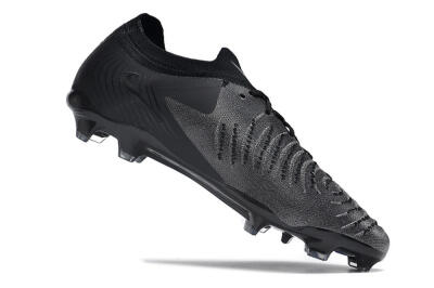 Nike Phantom Luna Elite Low FG Low-Tops Soccer Cleats - Grey/Black/White